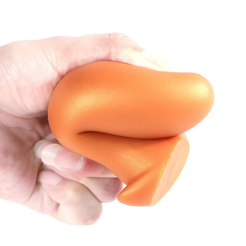 Анальная пробка Dragon Egg жидкий силикон классическая мягкая гладкая и 5 комплектов