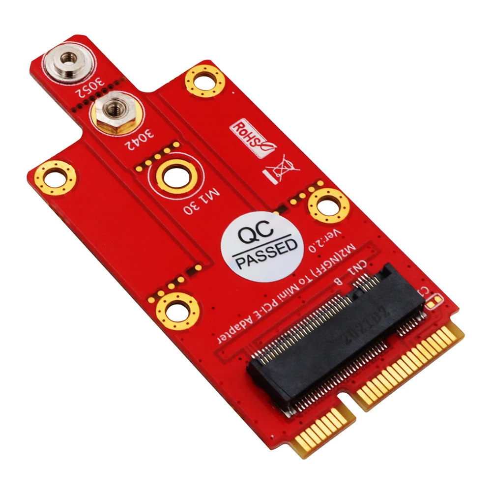 

Адаптер M.2 Key B-Mini PCI-e, адаптер NGFF M2 в Mini PCI Express PCIe для 3G 4G, Φ модуль, поддержка USB-интерфейса карты M.2