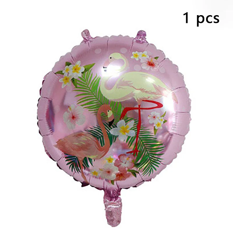 Одноразовая посуда в виде фламинго Пляжное Тропическое украшение для дня