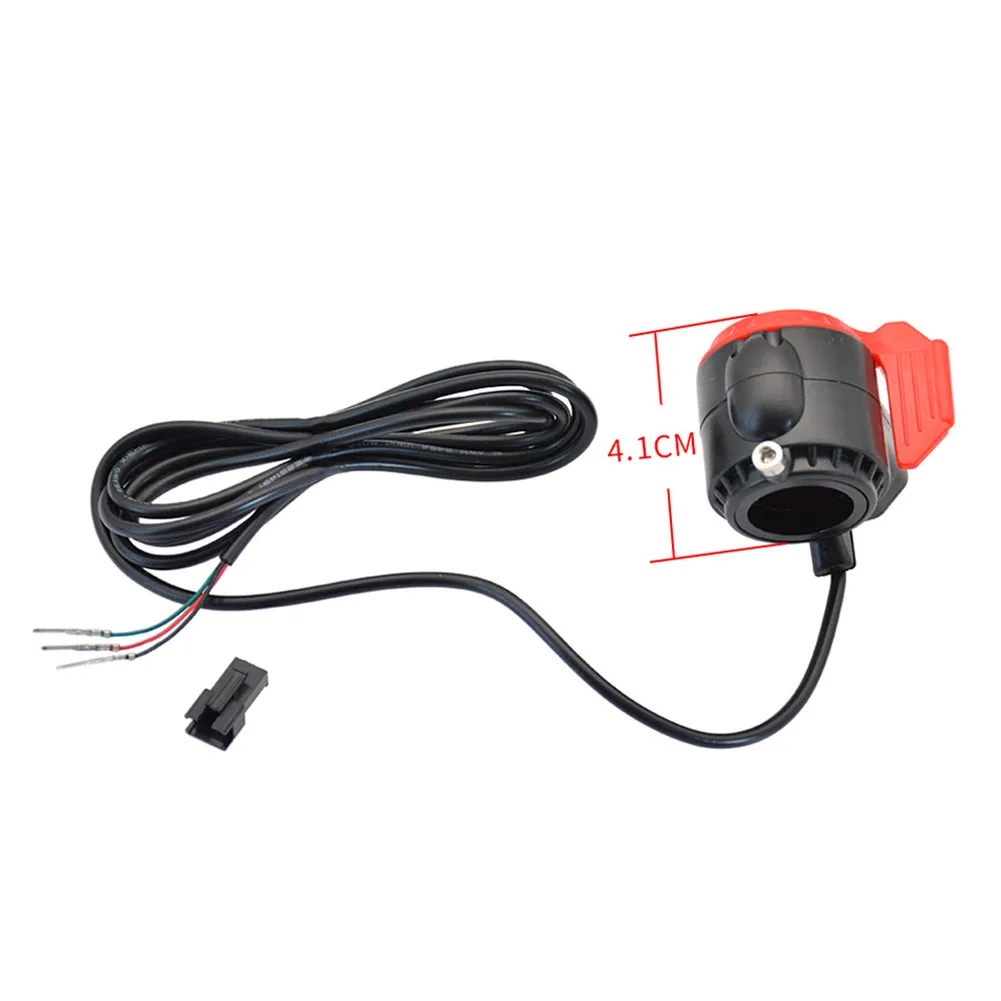 

Black Thumb Throttle EBike Electric Bicycle Left Right Scooter Connector For Most Electric Bicycle Or Scooter Handlebars