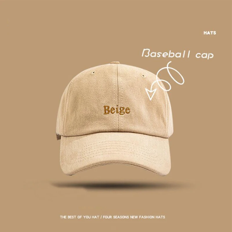

Unisex Cotton Baseball Caps Women's Embroidered Alphabet Sun Hats Spring Summer Casual Hats Snapback Golf Baseball Hat