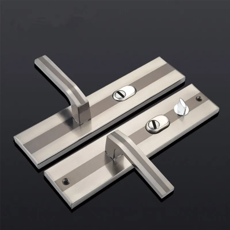 

1 комплект! Универсальная безопасная панель для дверной ручки, твердая внутренняя Двойная защелка для двери барной комнаты и металлическая ...