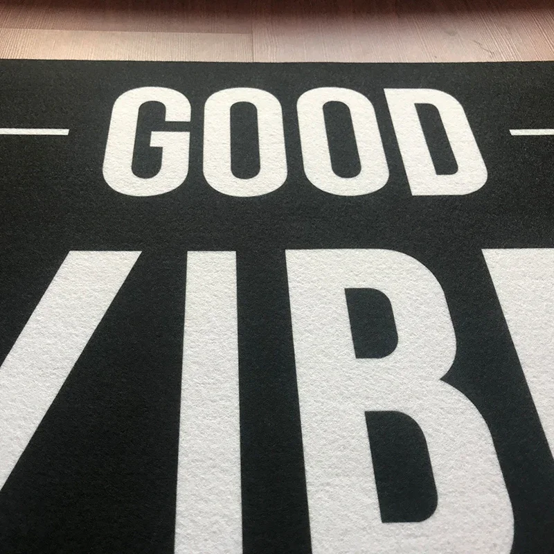 Придверный коврик Good Vibes только креативный дизайн декоративный для помещений и
