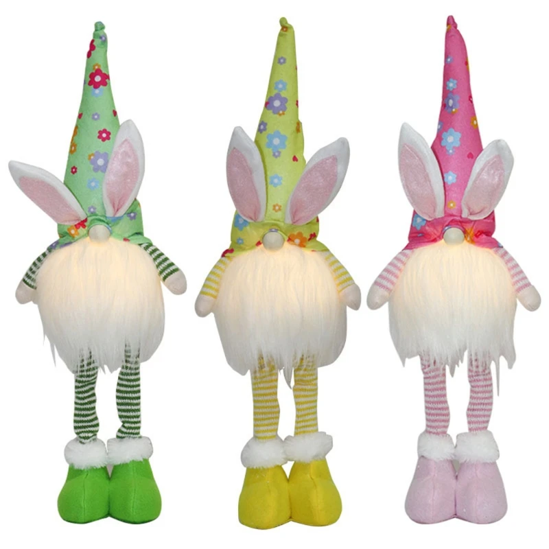 

Easter Gift Rabbit Plush Ornaments Home Party Easter Table Decoration