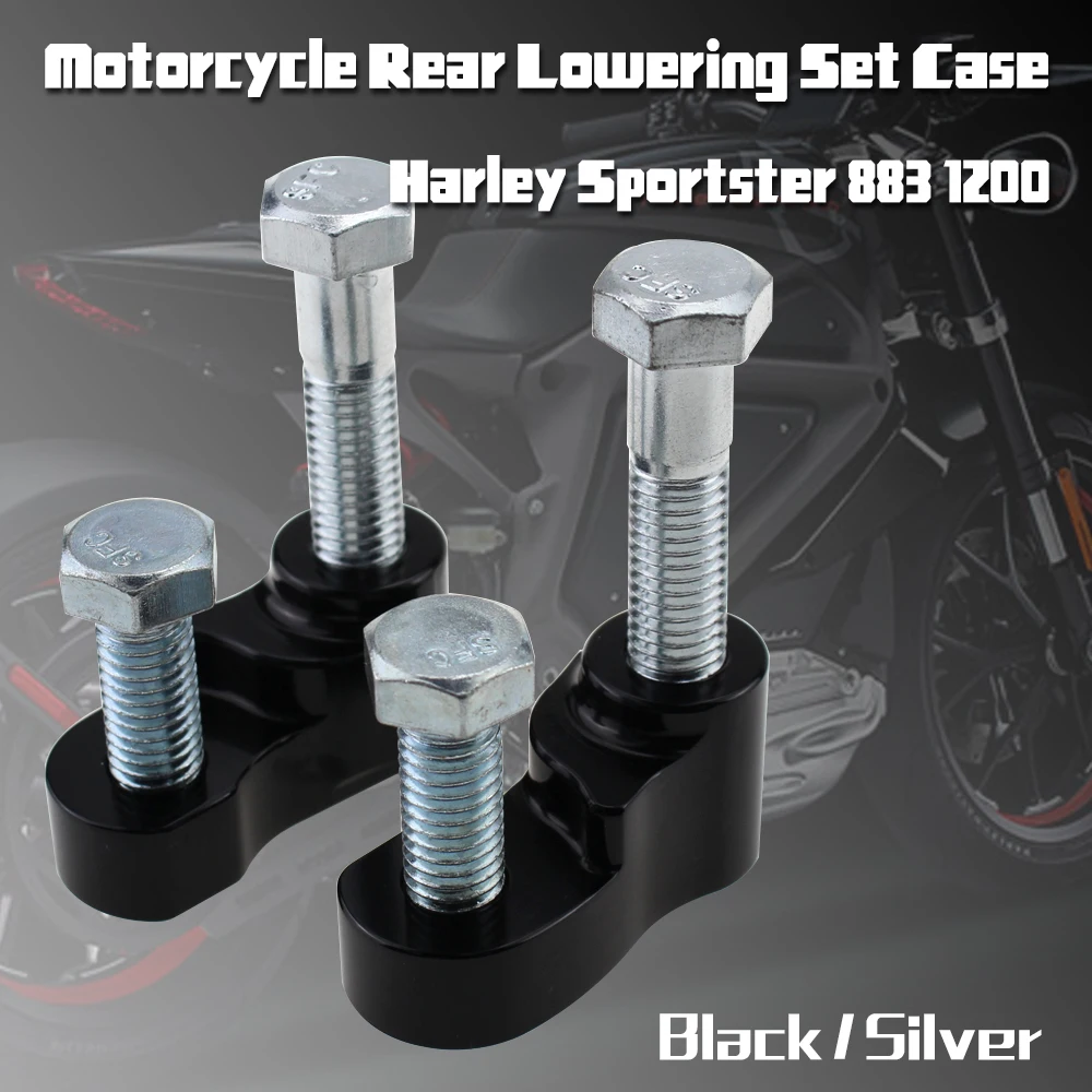 

1" Motorcycle Rear Lowering Set Case for Harley Sportster XL883 XL1200 883 1200 XL 2005-2015