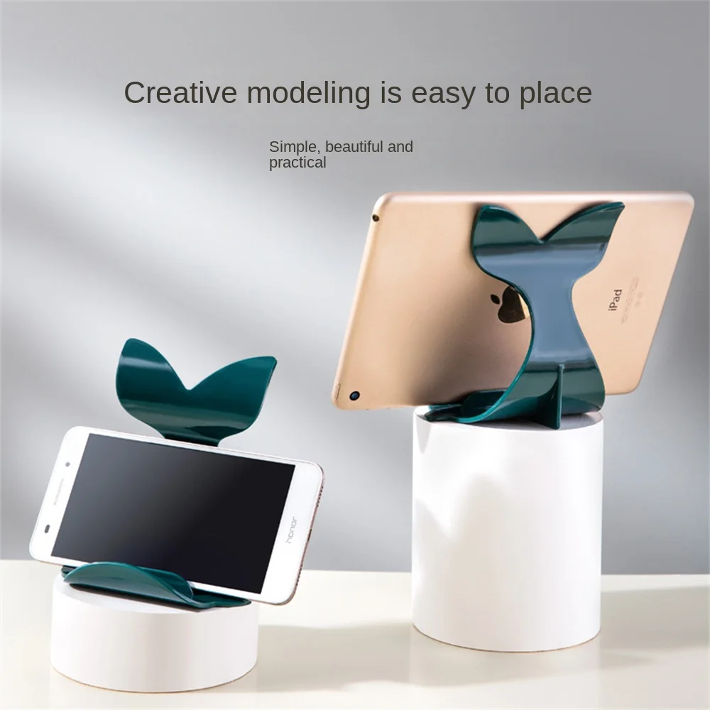 

Mobile Phone Bracket Whale Desktop Stands Base Cartoon Holder Landing Mini Ornament Base Cell Phone Brackets Cooling Supports
