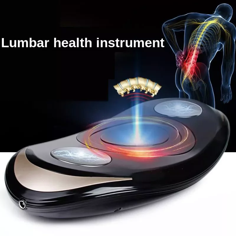 

Traction Lumbar High Frequency Vibration Massager For Waist Hot Compress Physiotherapy Massage Machine Pulse Therapy Back Pain