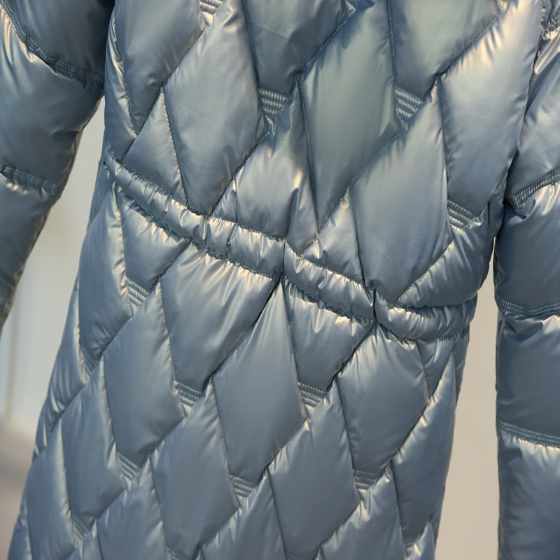 2022 New Women's Long Cotton Padded Coats Parkas Hooded Thick Warm Winter Windproof Clothes Women's Puffer Jacket Pocket