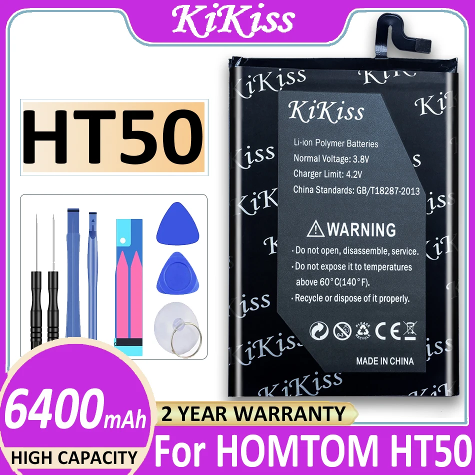 

Free tool 6400mAh Mobile Phone Battery For HOMTOM HT50 + Tracking Number