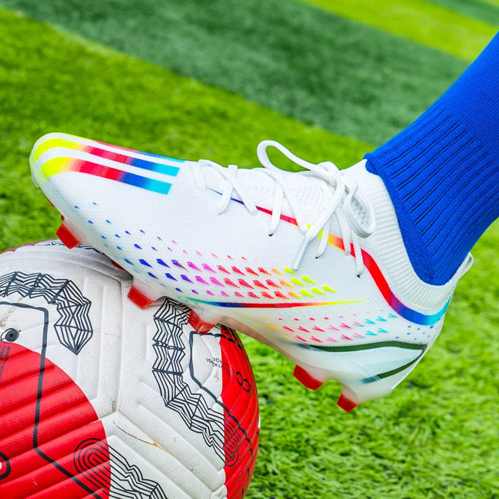 High Quality Football Boots TF/FG Outdoor Training Soccer Shoes  Adult Teenager Cleat Training Match Sneakers Breathable Low-Top