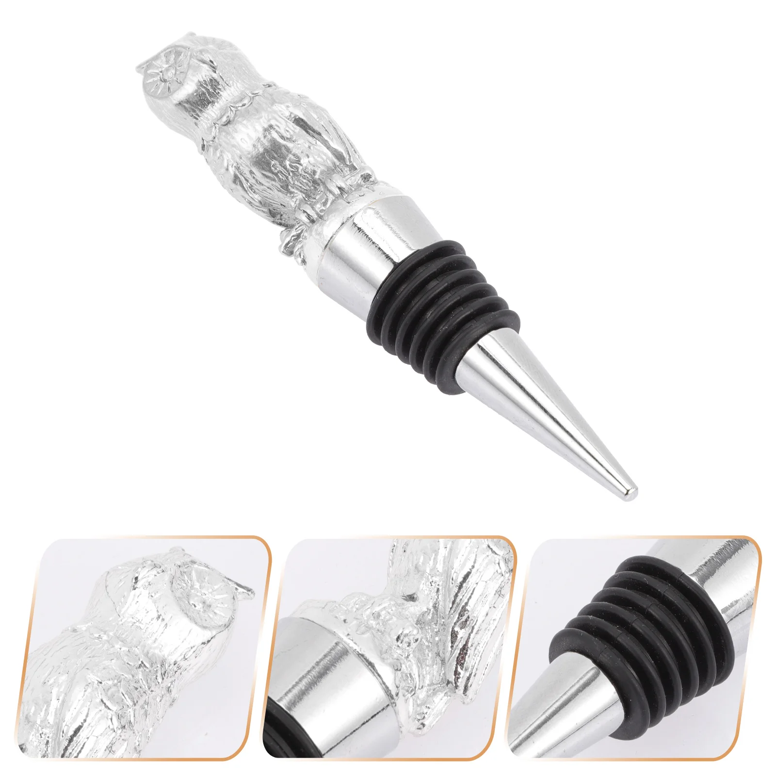 

Stopper Bottle Stoppers Plug Champagne Wedding Animal Saver Vacuum Sealer Metal Beverage Decorative Preserver Gift Pump Owl
