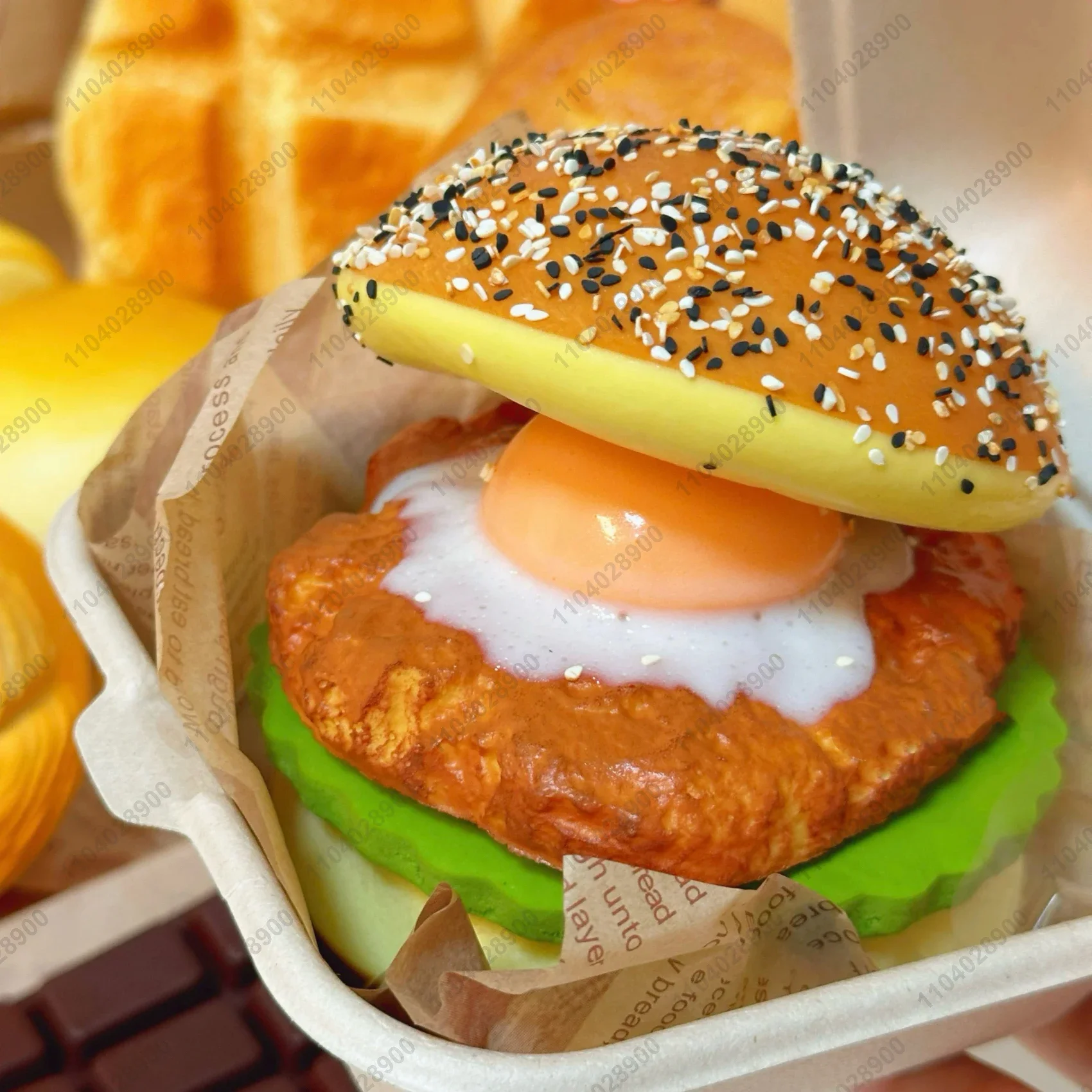 Большой гамбургер мягкая медленно восстанавливающая форму Большая Сырная