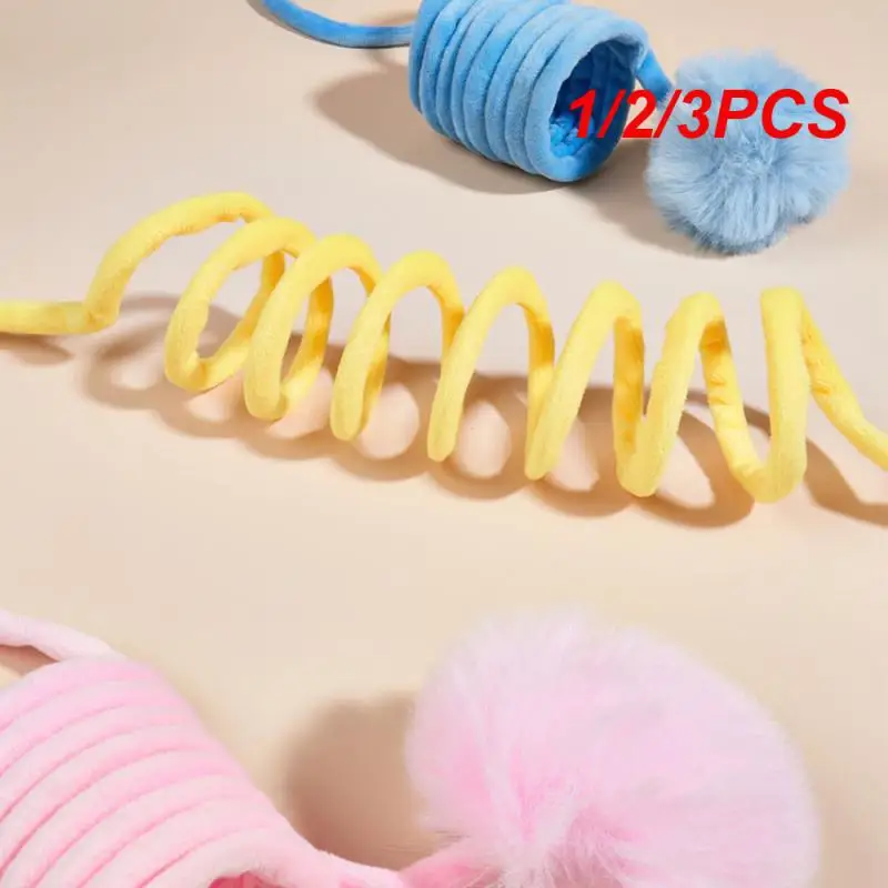 

1/2/3PCS Safe Cat Stick Self-hey Pet Products Door Automatic Scratch Rope Plush Interactive Toys For Cat Cat Accessories Durable