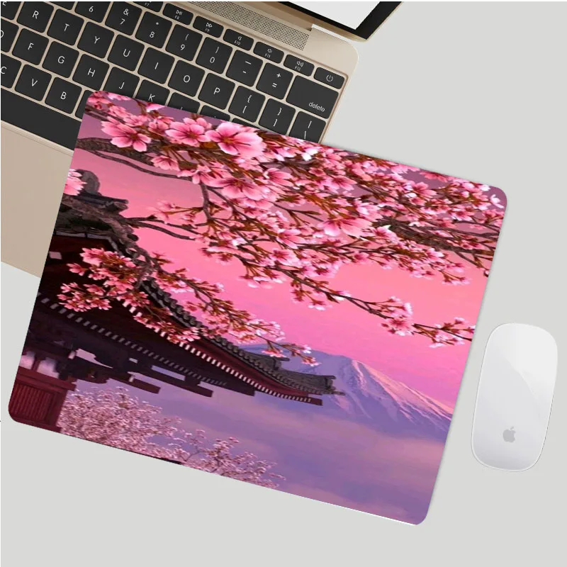 

Laptop Gamer Desk Office Accessories Cherry Blossom Mats Pad Mouse for Computer Desks Deco Setup Gaming Stranger Things Gadget