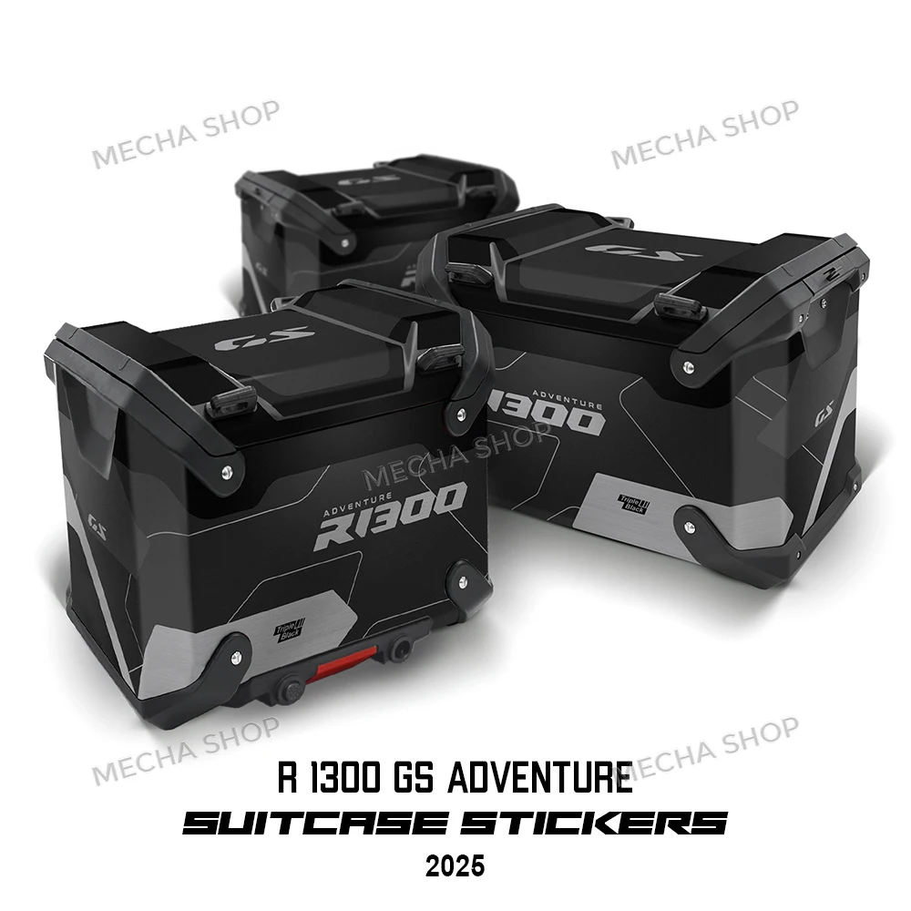 Фото Для R1300GSA R1300 ADV GSA Adventure багажник багажник кофры алюминиевые наклейки №1