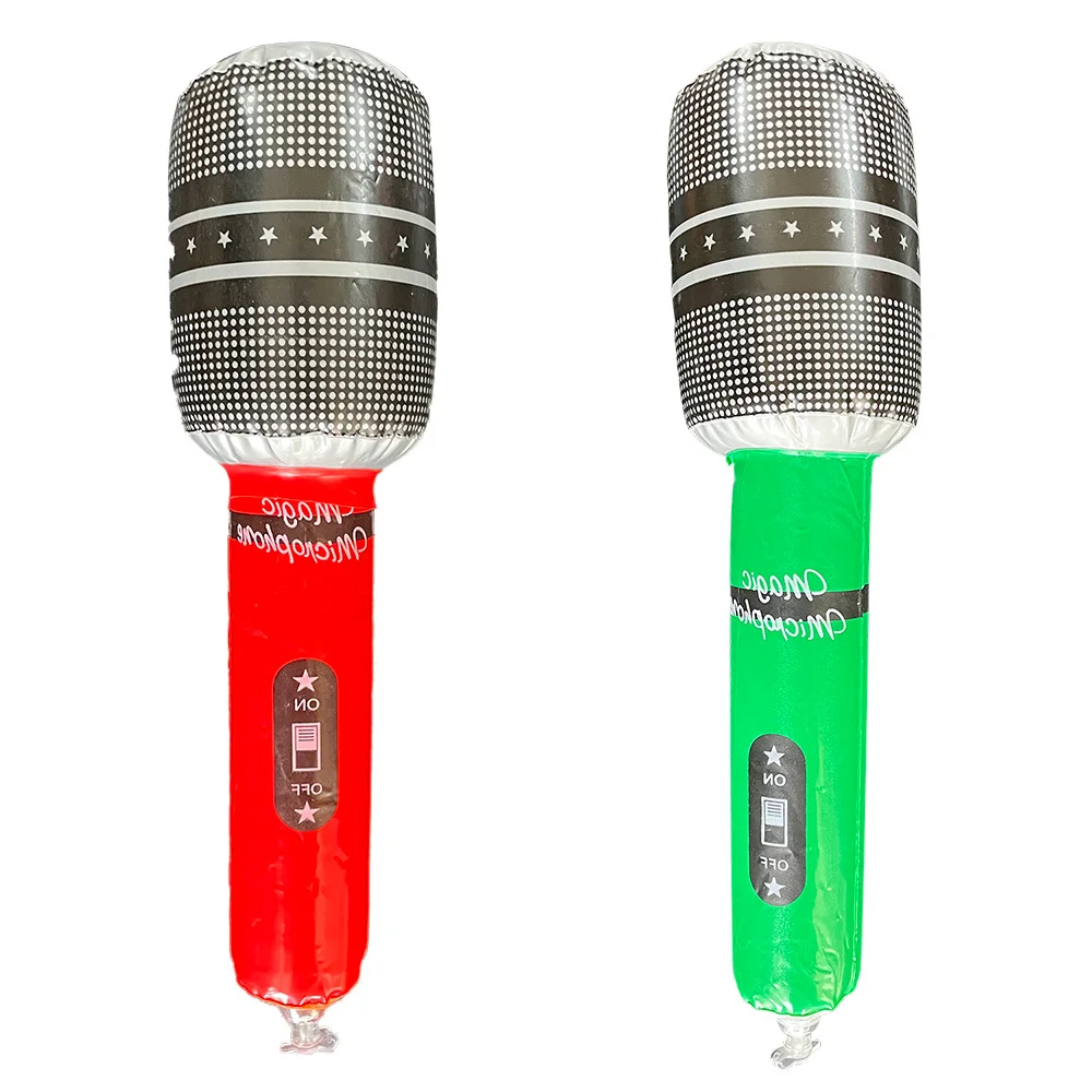 

Надувные микрофоны, игрушечные музыкальные микрофоны 80-х годов, украшение для детского дня рождения, реквизит для тематической вечеринки, к...