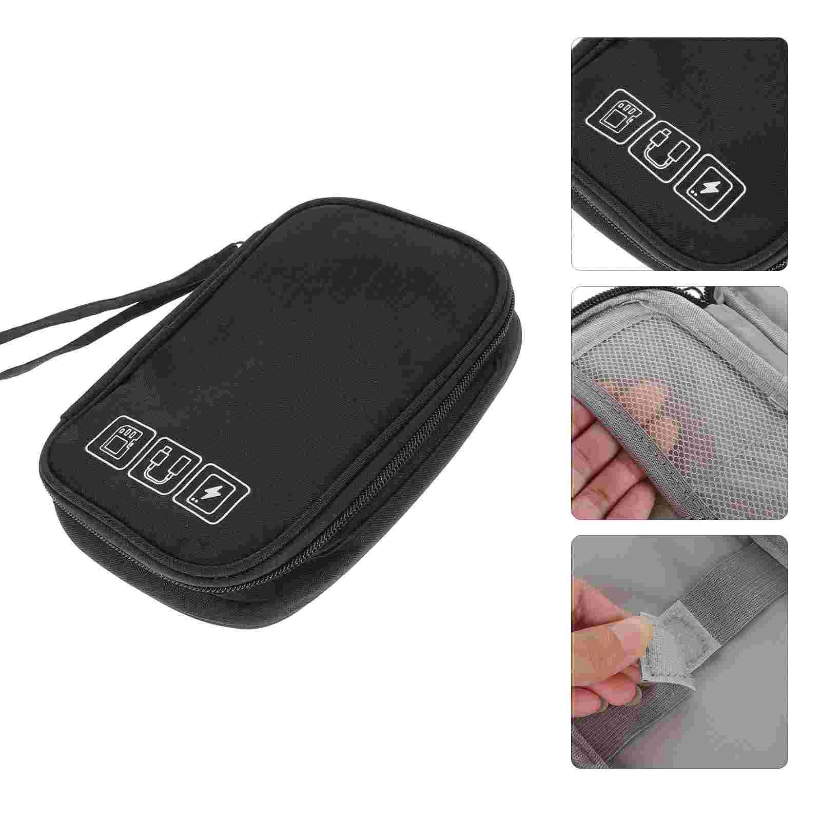 

Organizer Case Electronic Travel Cable Cord Accessories Electronics Charging Gadget Management Carrying Toiletry