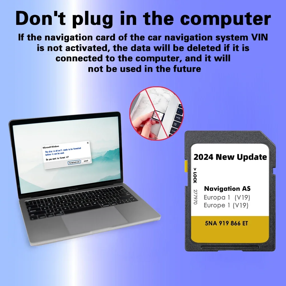 Карта памяти для VW Caddy SA 32 ГБ