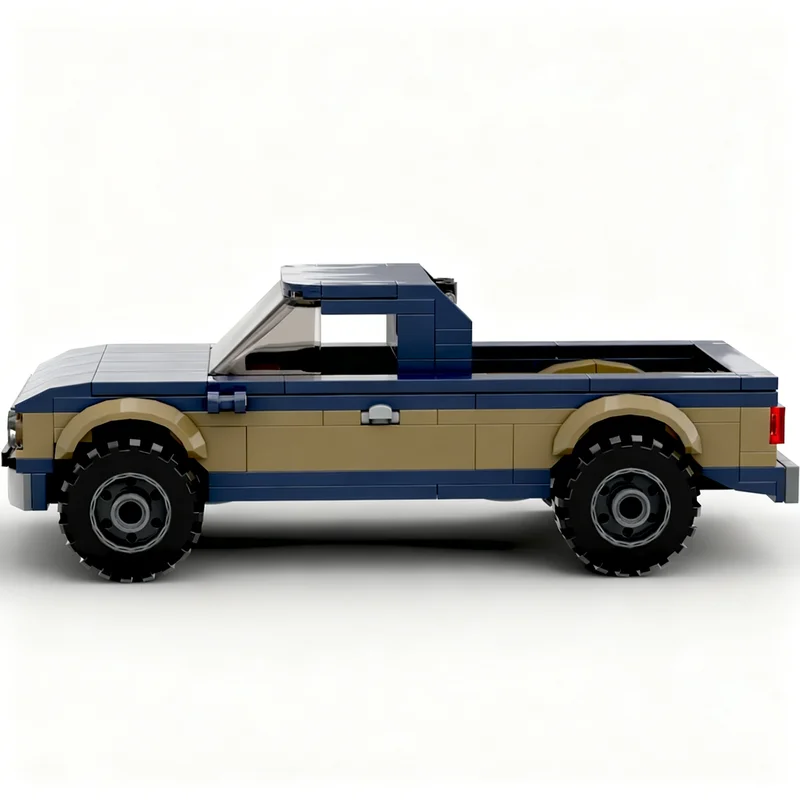 Фото Набор для сборки модели грузовика F-150 Regular Cab (294 детали) MOC Technology Dexter Truck Classic Pickup, конструктор для самостоятельной сборки, подарочный набор на день рождения №3