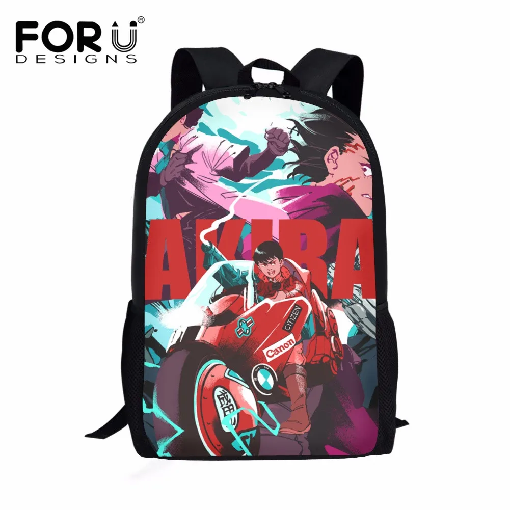

Школьные ранцы FORUDESIGNS для мальчиков-подростков, вместительные рюкзаки с рисунком аниме, хира, шотаро, канеда для студентов, сумка для учебни...