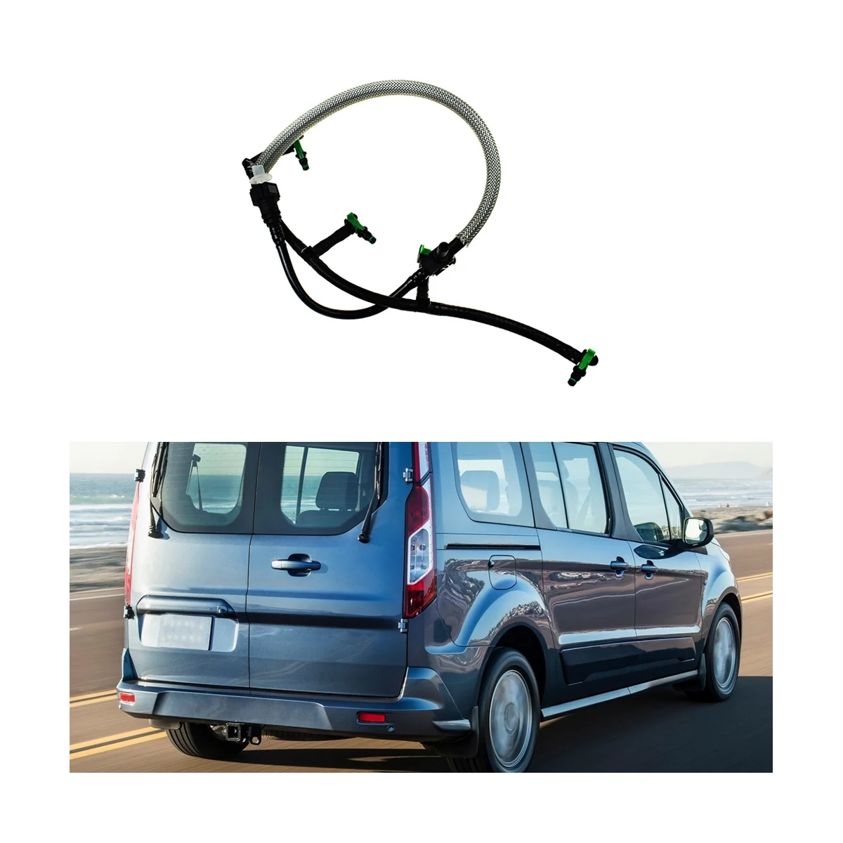BK2Q9K022AF 9801197080 топливный обратный шланг для Ford Transit Mk6 Mk7 микроавтобусы