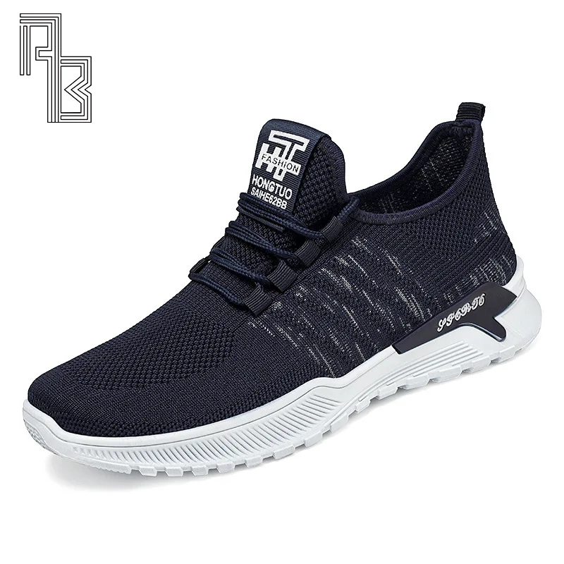 

Shoe Men New Korean Version Trendy Fashion All-match Mesh Breathable Try Non-slip Low-top Soft-soled Man Vulcanized Casual Shoes