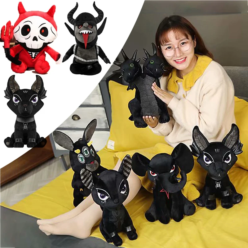 

Pentacle Plush Toys Dark Series Animals Stuffed Dolls Anubis Hydra Krampus King The Death Peluches Figuras Kids Plushie Gifts