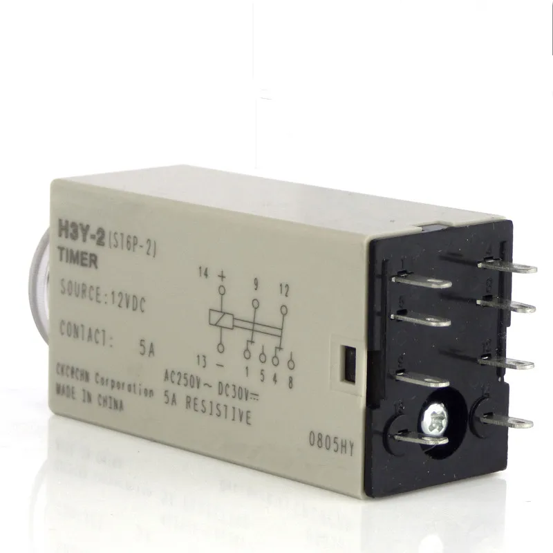 H3Y-2 Реле задержки включения и времени таймер 30 секунд DPDT 8 контактов розетка CZYC