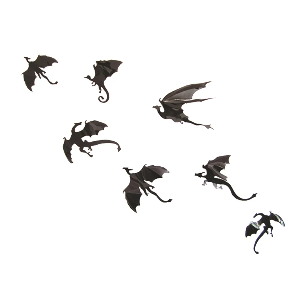 

Wallsticker Stickersdragon Pvc Decorations 3D Decals Decorative Scary Diy Decal Decoration Window Silhouette