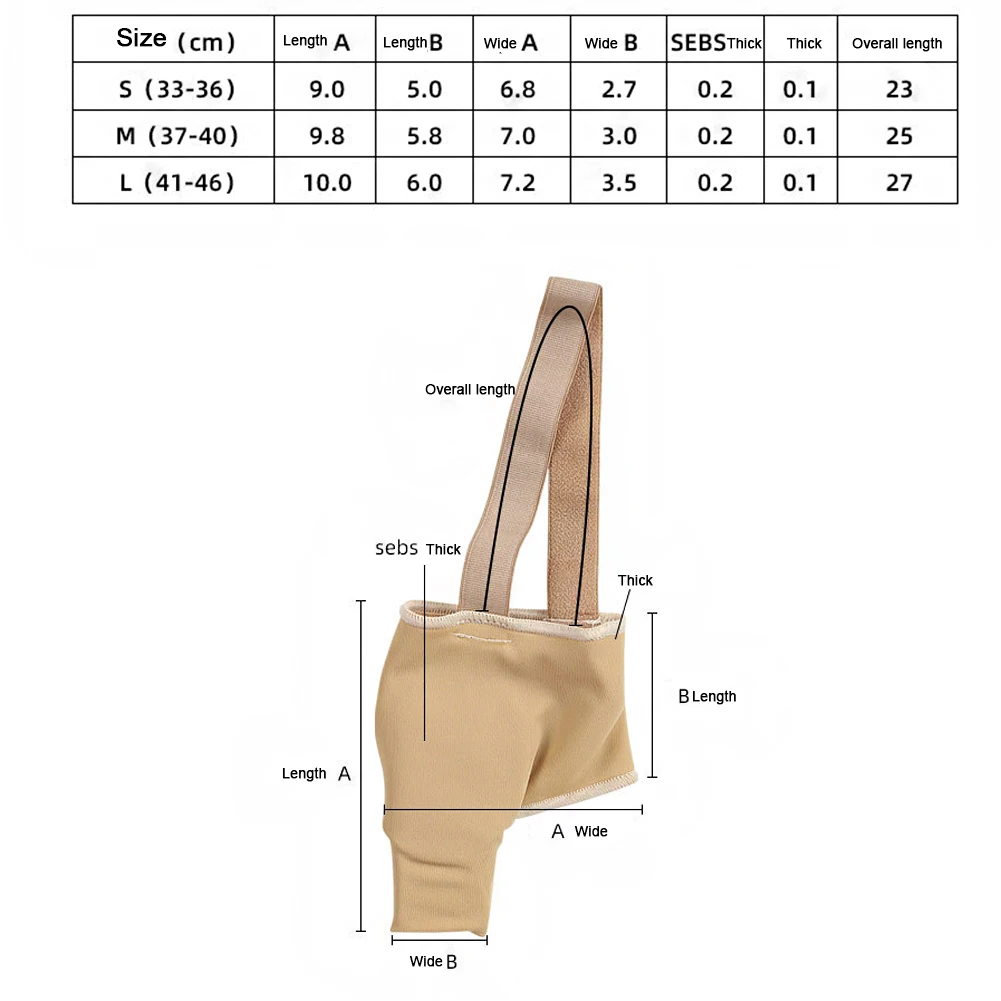 Bunion Corrector Gel Pad Stretcher Nylon Hallux Valgus Protector Guard Toe Separator Orthopedic Straightener Foot Care Tool