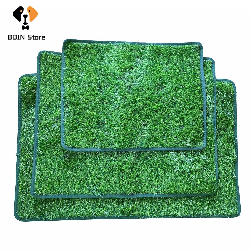 Dog Grass Pad Pee Mat Simulation Lawn Indoor Outdoor Pet Potty Training Washable Pee Pads for Dogs Training Pet Products