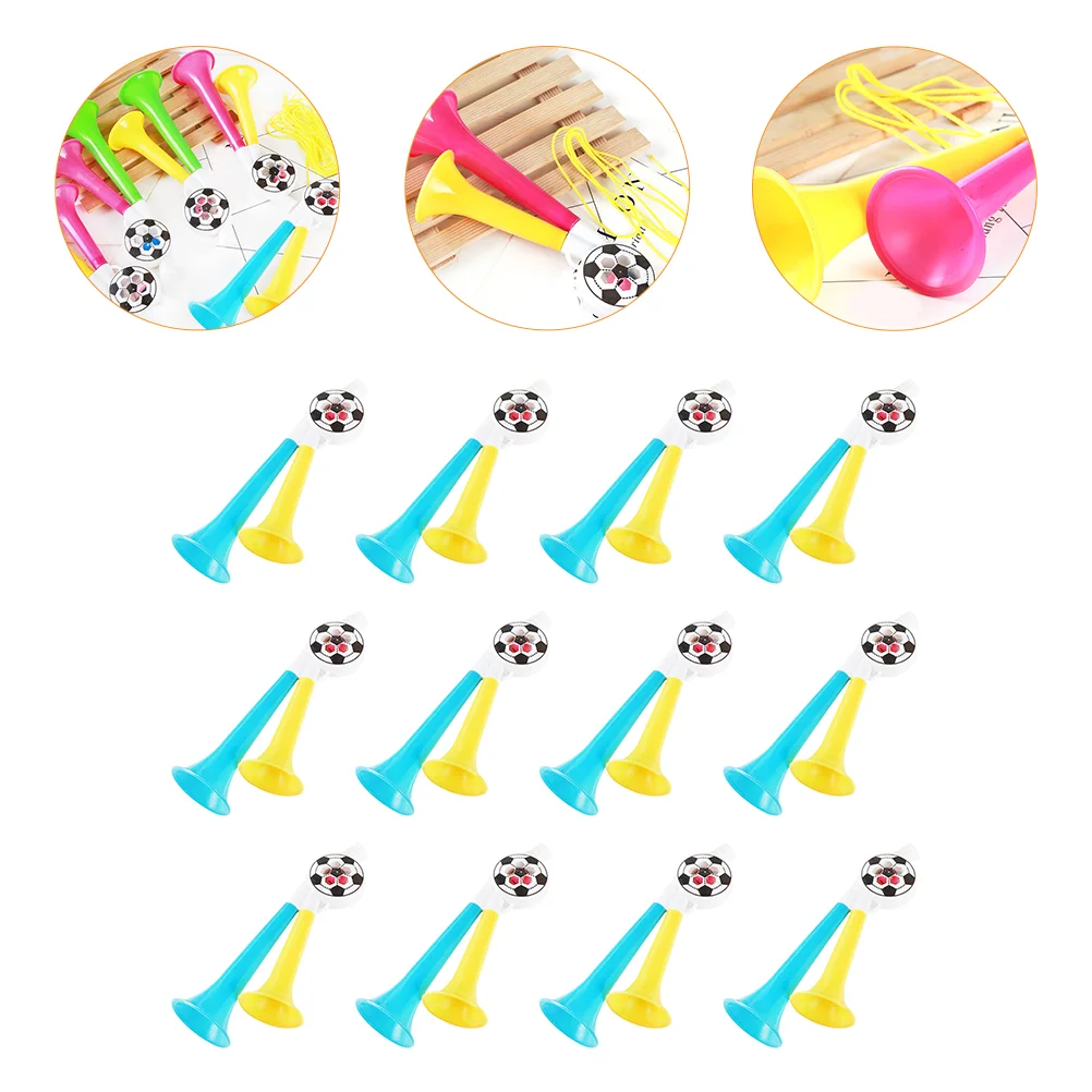 

12pcs Portable Creative Party Air Horns Cheering Props Horn for Carnival Football