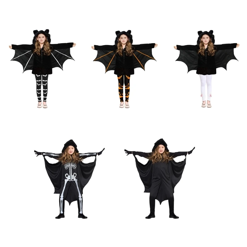 

Kids Boys Girls Bat Costume,Jumpsuit Halloween Cosplay Costume Set