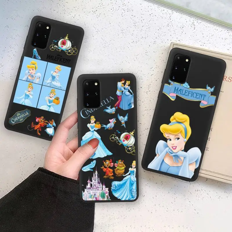 Чехол для телефона с принцессой Disney Золушкой Samsung Galaxy Note20 ultra 7 8 9 10 Plus lite M21 M31S M30S M51