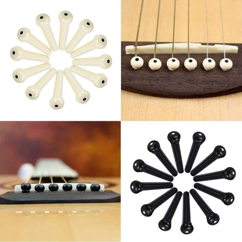 

25Pcs Guitar Bridge Pin & Puller Set String Remover Bass Guitar Bridge Pegs