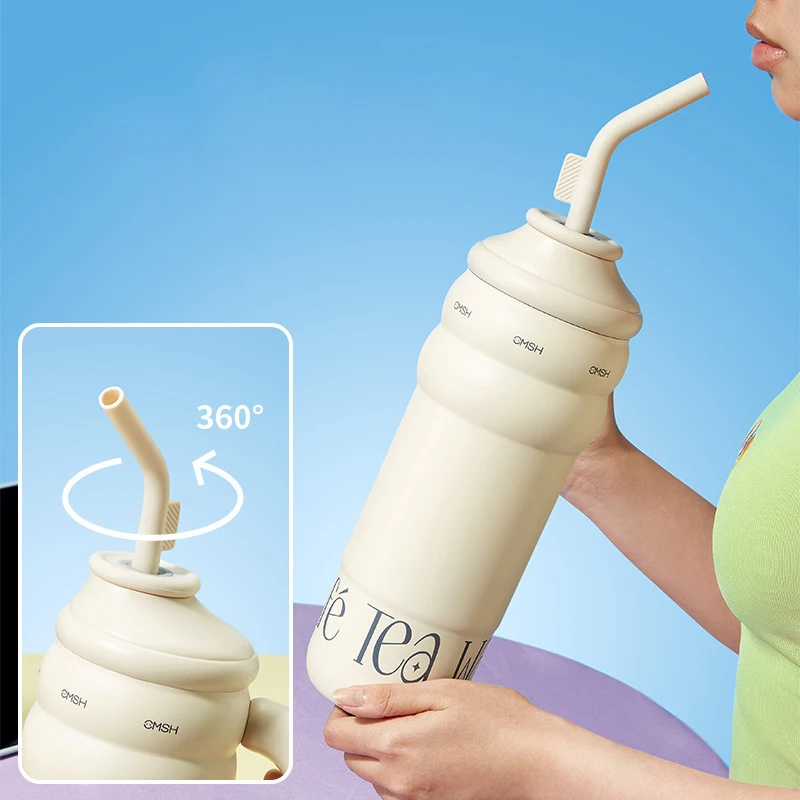 Фото 1300 мл кофейная чашка, термобутылка, нержавеющая сталь, двухслойная изоляция, кружка для холодных и горячих путешествий, вакуумная фляжка, приблизительно №3