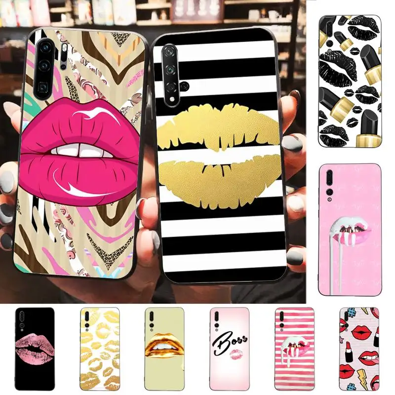 

K-Kylies J-Jenners Lips Lipstick Phone Case for Huawei P30 40 20 10 8 9 lite pro plus Psmart2019