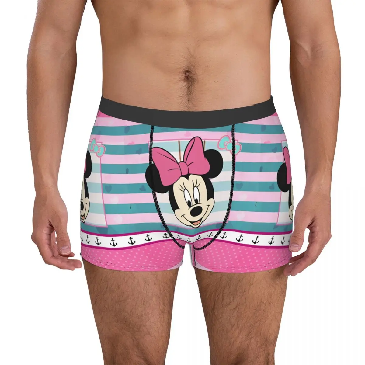 Мужское длинное нижнее белье с героями мультфильмов Микки-Маус