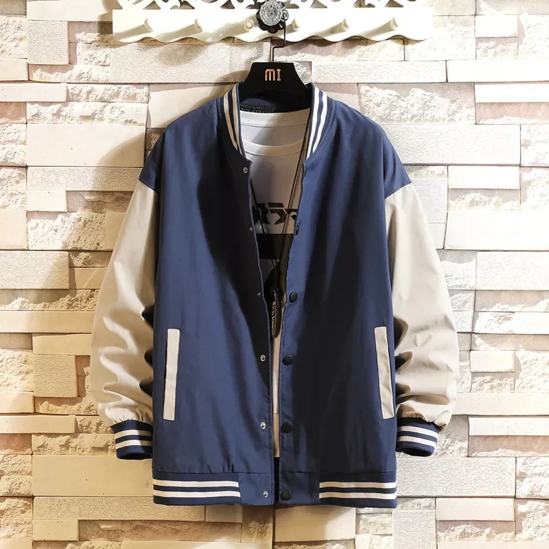 

NEW 2023 Jacket Men Casual Patchwork Mens Hip Hop Jacket Men Sportswear Windbreaker Coats Fashion Streetwear Mens Clothing 2023