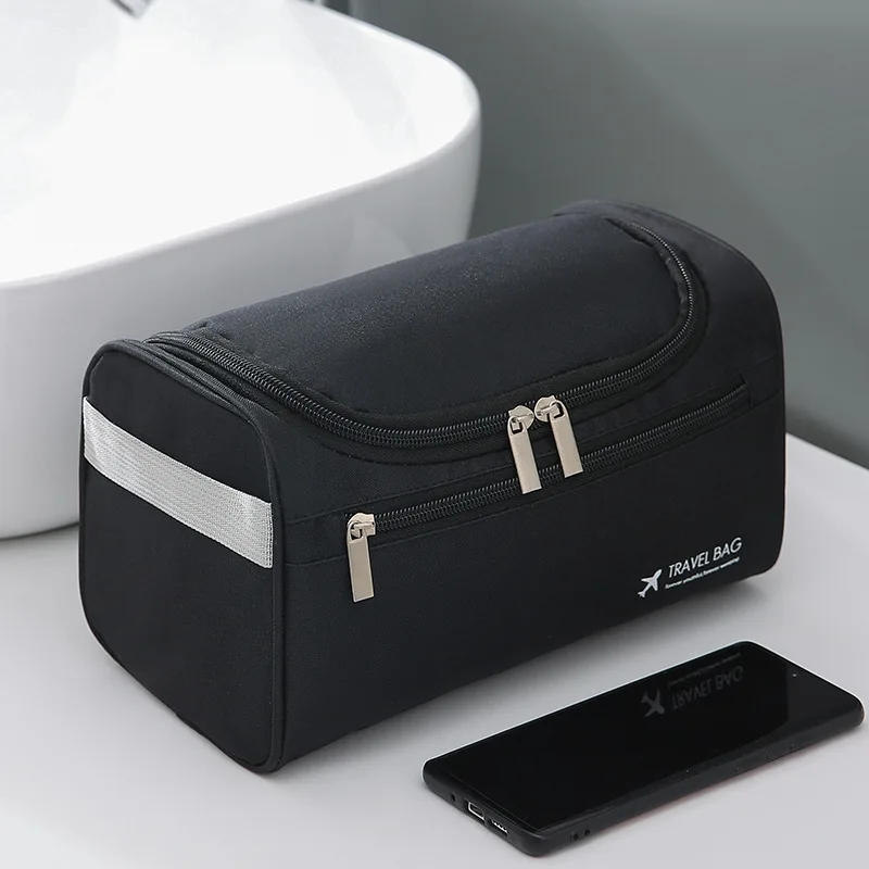 

Men's Business Travel Wash Bag Portable Waterproof Hook Wash Bag Cosmetic Bag Large Capacity Outdoor Travel Storage Organizer