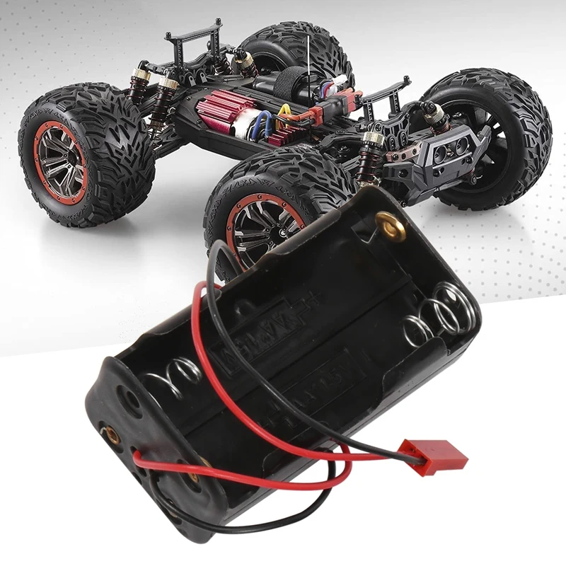 4 упаковки 6 В 4XAA батарейный контейнер чехол-держатель коробка JST Plug Receiver для HSP Redcat