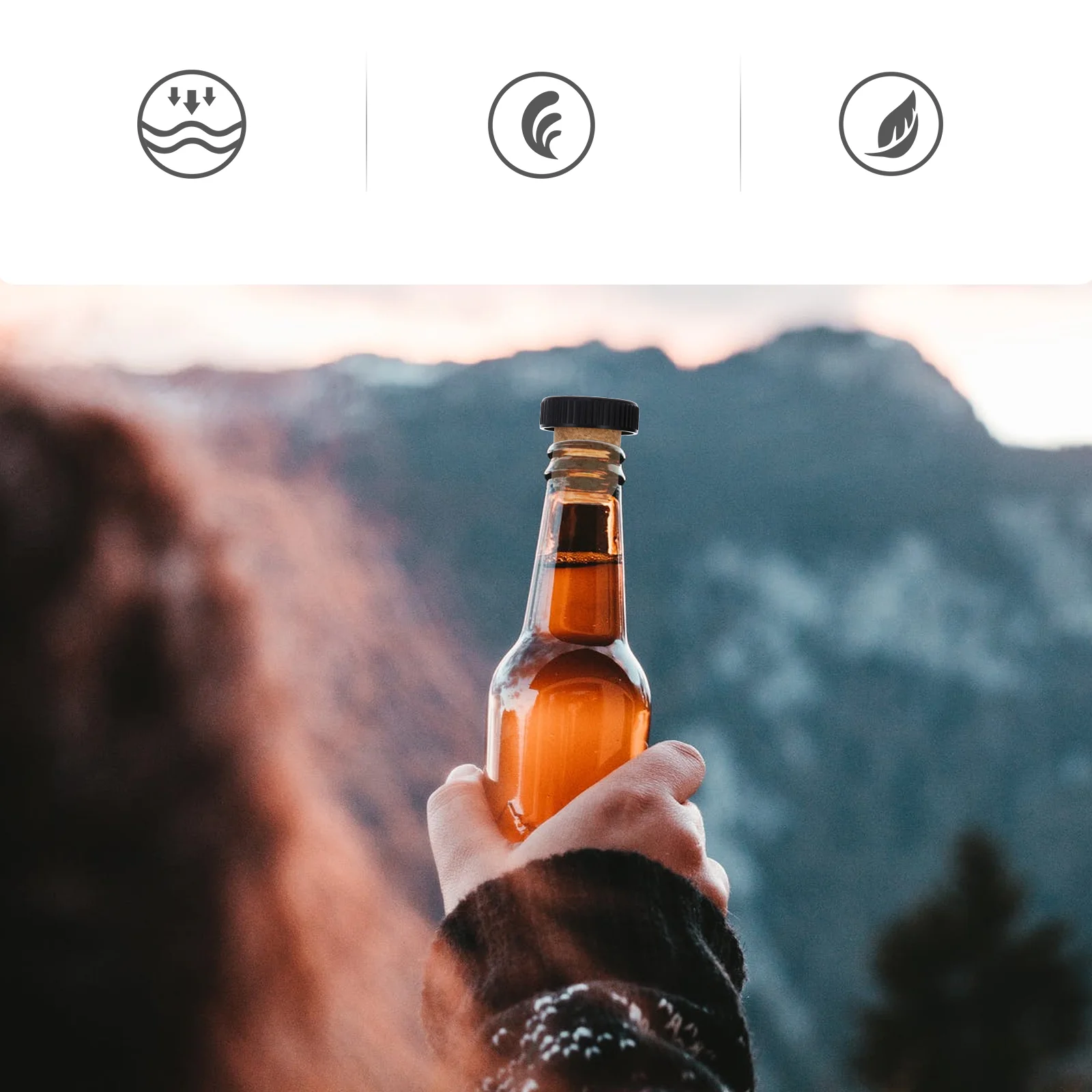 6 шт. пробка для бутылки с пробкой стеклянные пробки регулируемая мерная ложка