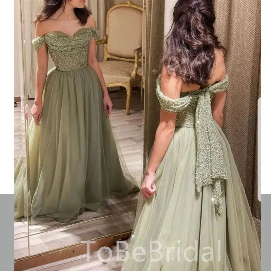 

Изумрудно-зеленое платье ручной работы с блестками с открытыми плечами, платье для выпускного вечера, ТРАПЕЦИЕВИДНОЕ платье в пол, женское ...