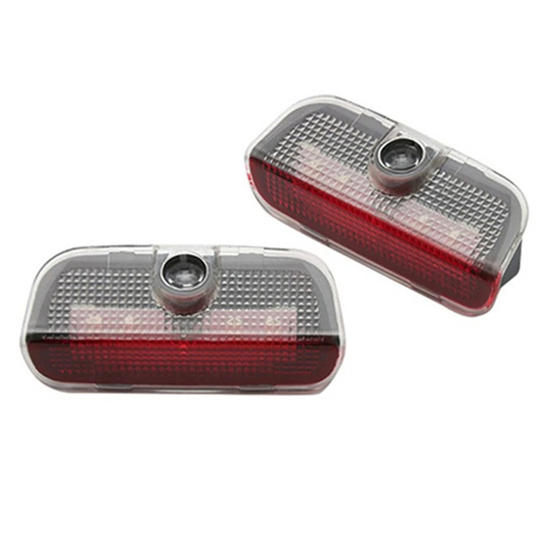 

2X Led Lights Car Door Projector Welcome Lamp For Passat B6 B7 B8 Golf 5 6 7 CC T-ROC Magotan Scirocco Tiguan Jetta Sharan R Lin