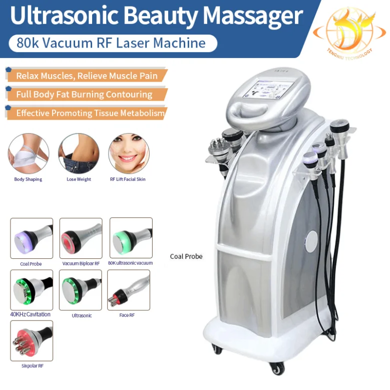 

Slimming Machine 80K Weight Reduce Removal Cellulite Reduces Ultrasonic Vacuum Cavitation Slimming Beauty Machine