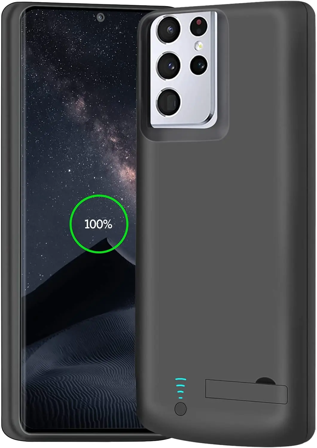 

BAHOND Battery Case for Samsung Galaxy S21 Ultra 5G, 5000mAh Rechargeable Extended Battery Charging Charger Case, Add 100%