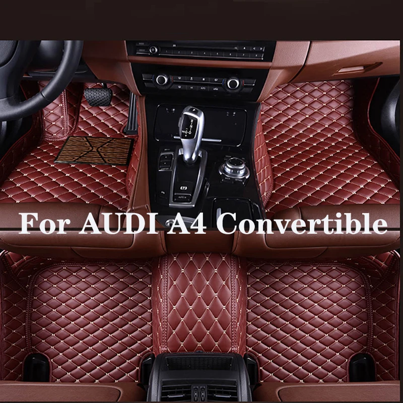 

Full Surround Custom Leather Car Floor Mat For AUDI A4 Convertible 2004-2009 (Model Year) Car Interior Car Accessories