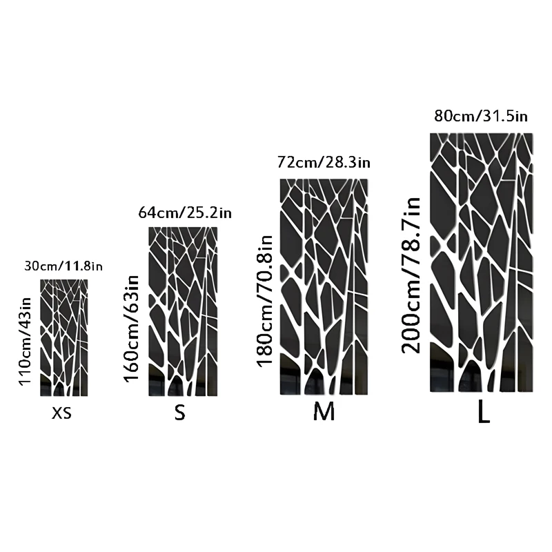 

3D зеркальные наклейки DXLYMYU для стен