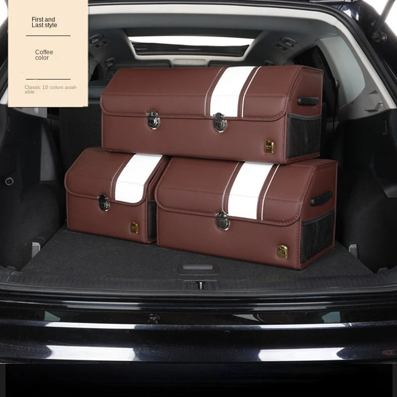 

High-end storage box car backup storage box car folding storage trunk car storage box trunk organizer
