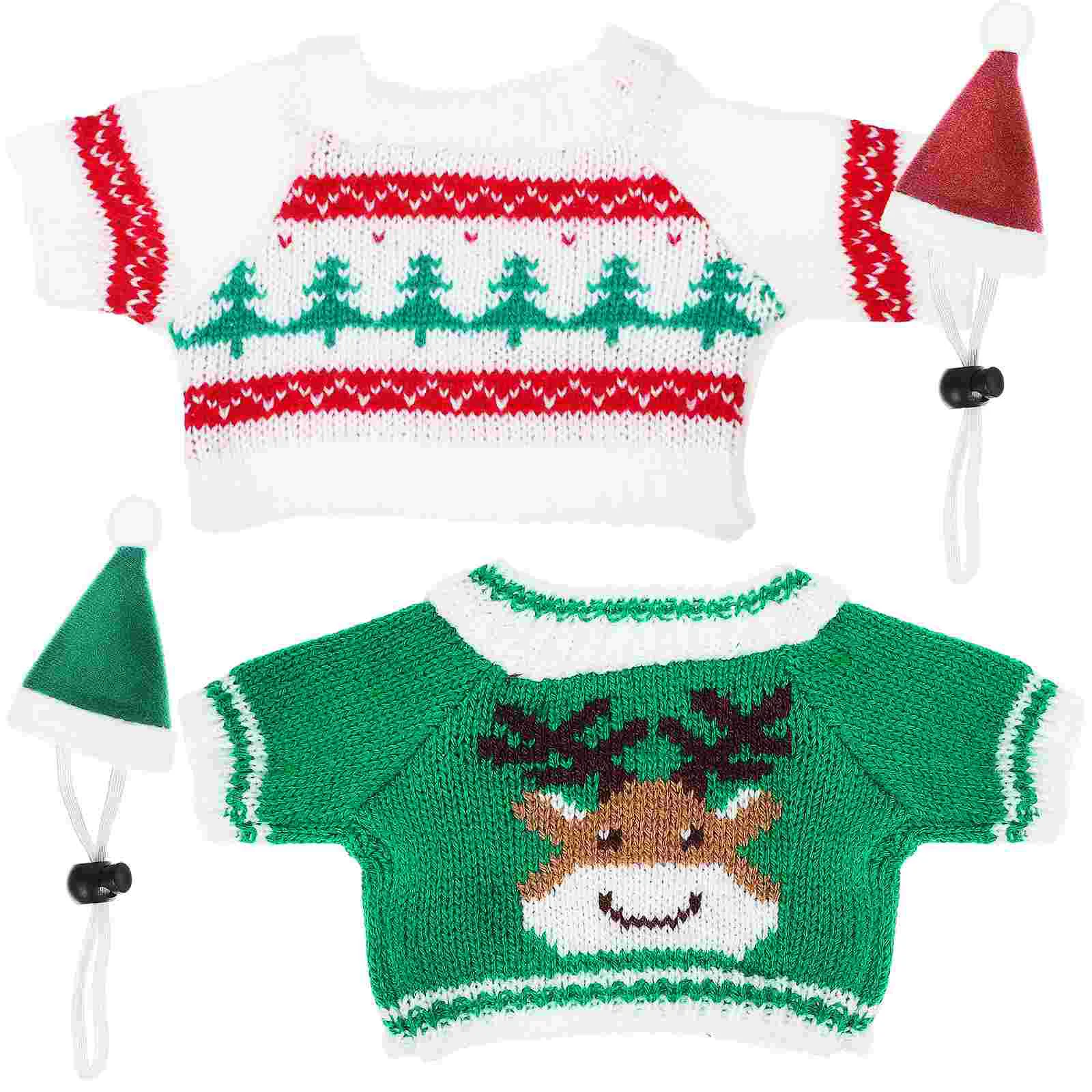 

1 Set Small Animal Outfit Christmas Pet Clothes Guinea Bunny Small Pet Clothes